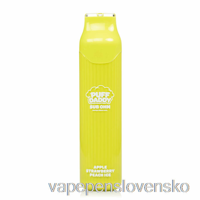 Puff Daddy 6000 Jednorazove Jablko Jahoda Broskyňa Ice Vape Shop Bratislava